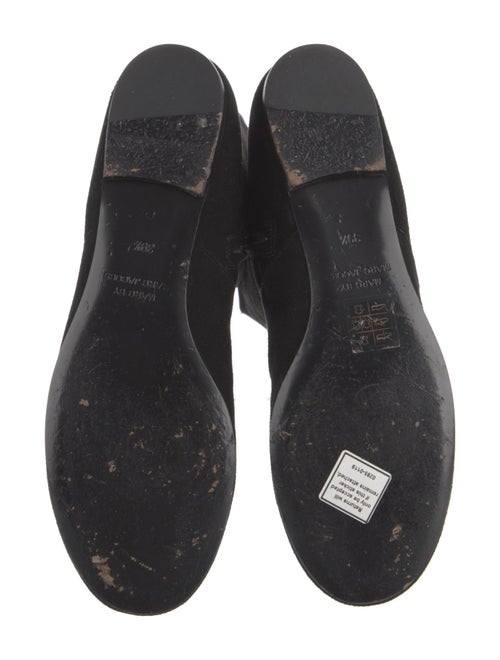 Marc by Marc Jacobs Suede Scalloped Accent Boots