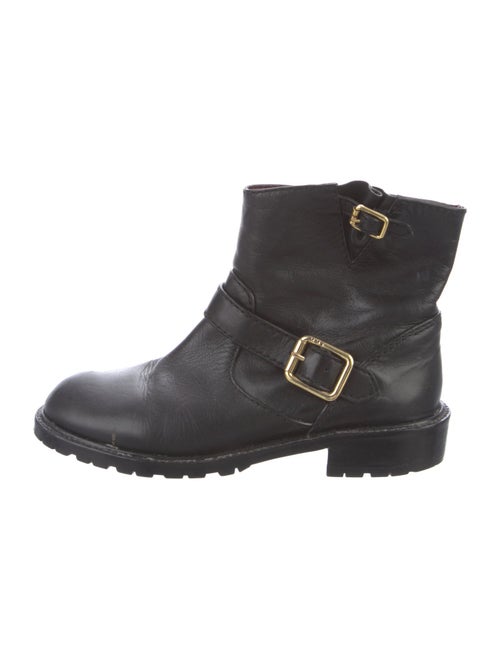 Marc by Marc Jacobs Leather Moto Boots