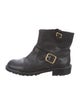 Marc by Marc Jacobs Leather Moto Boots