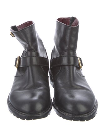 Marc by Marc Jacobs Leather Moto Boots