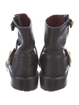 Marc by Marc Jacobs Leather Moto Boots