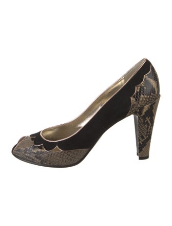 Marc by Marc Jacobs Suede Animal Print Pumps