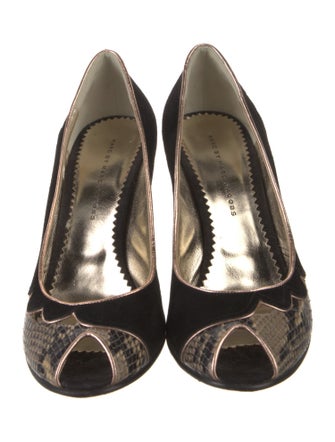 Marc by Marc Jacobs Suede Animal Print Pumps