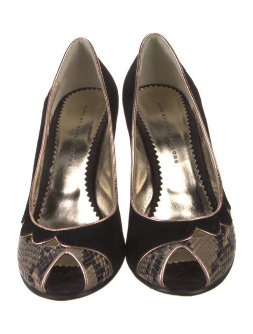 Marc by Marc Jacobs Suede Animal Print Pumps