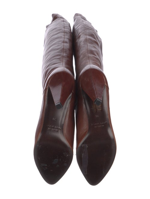 Marc by Marc Jacobs Leather Scalloped Accent Boots