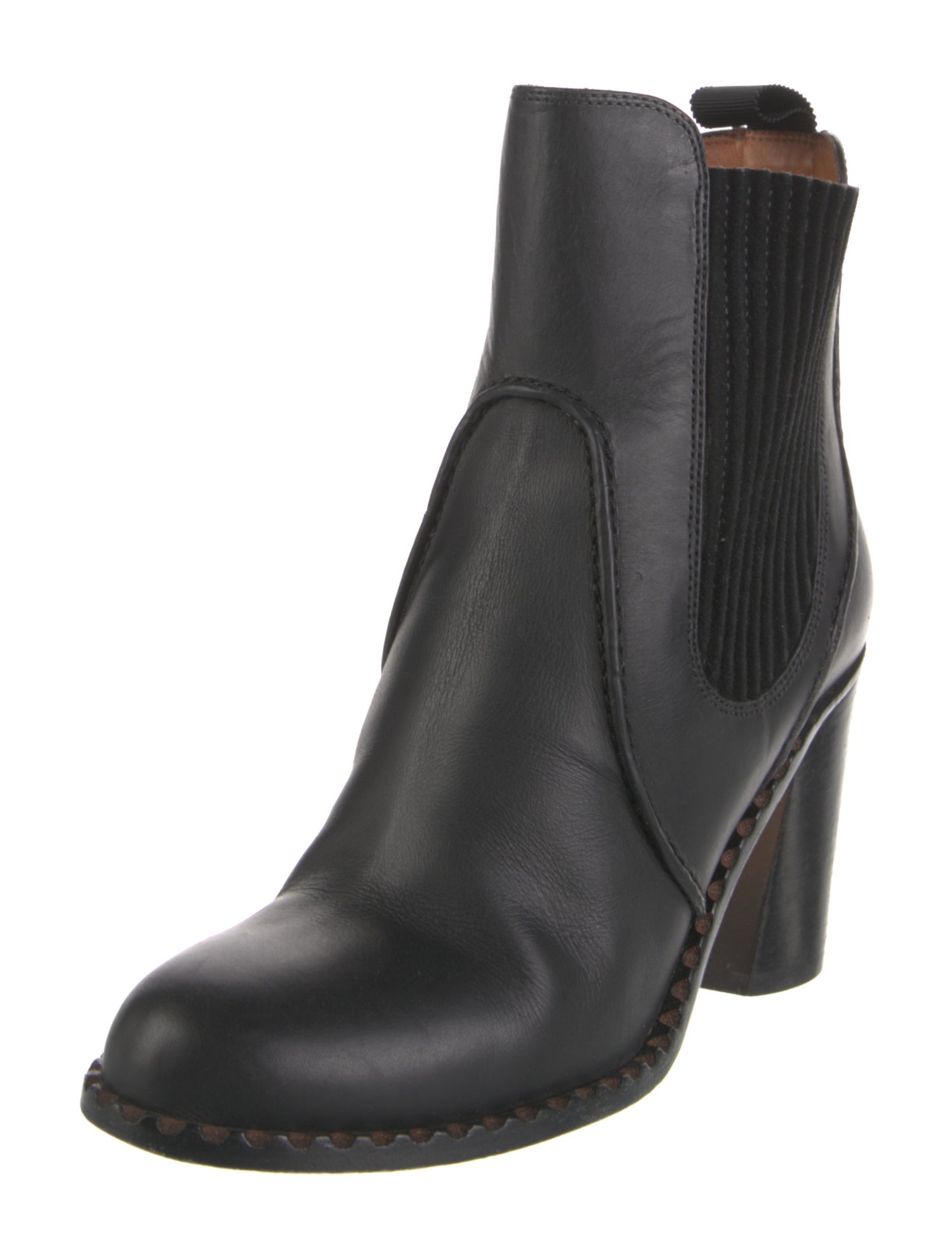 Marc by Marc Jacobs Leather Pleated Accents Chelsea Boots