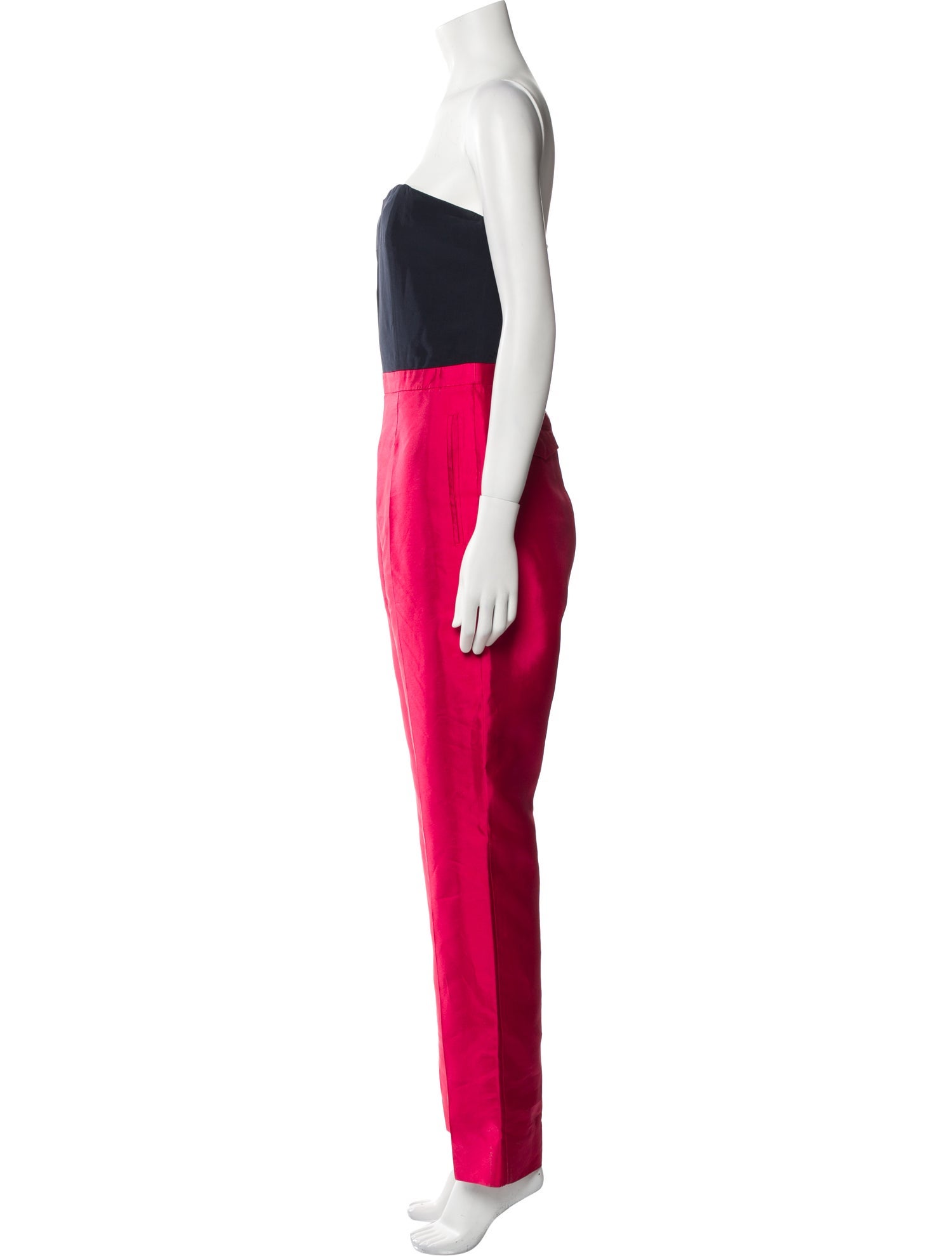 Marc by Marc Jacobs Silk Colorblock Pattern Jumpsuit
