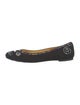 Marc by Marc Jacobs Patent Leather Crystal Embellishments Flats