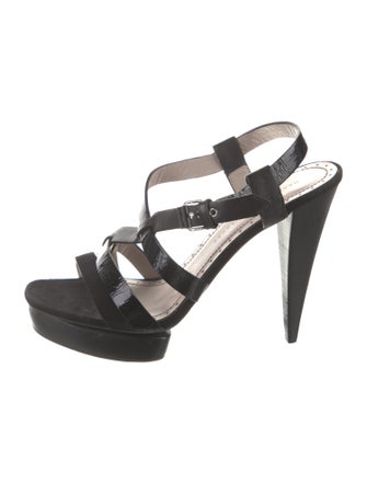 Marc by Marc Jacobs Leather Slingback Sandals