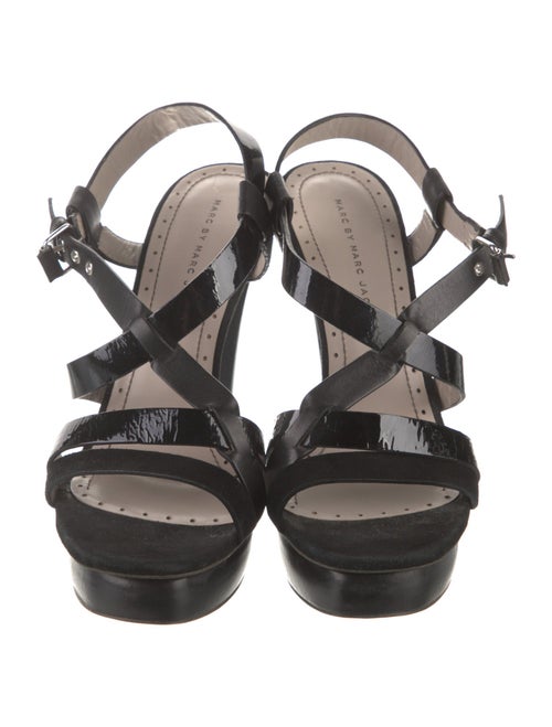 Marc by Marc Jacobs Leather Slingback Sandals