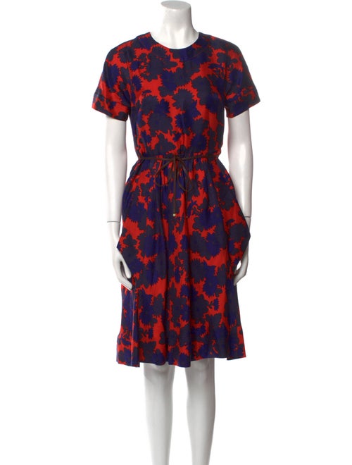 Marc by Marc Jacobs Floral Print Knee-Length Dress