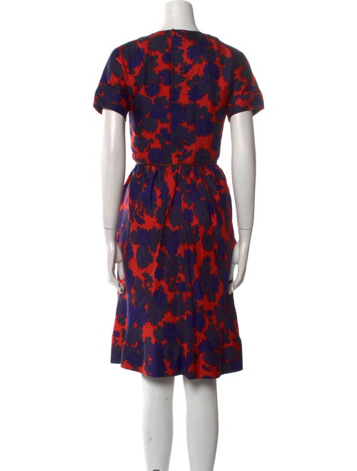 Marc by Marc Jacobs Floral Print Knee-Length Dress