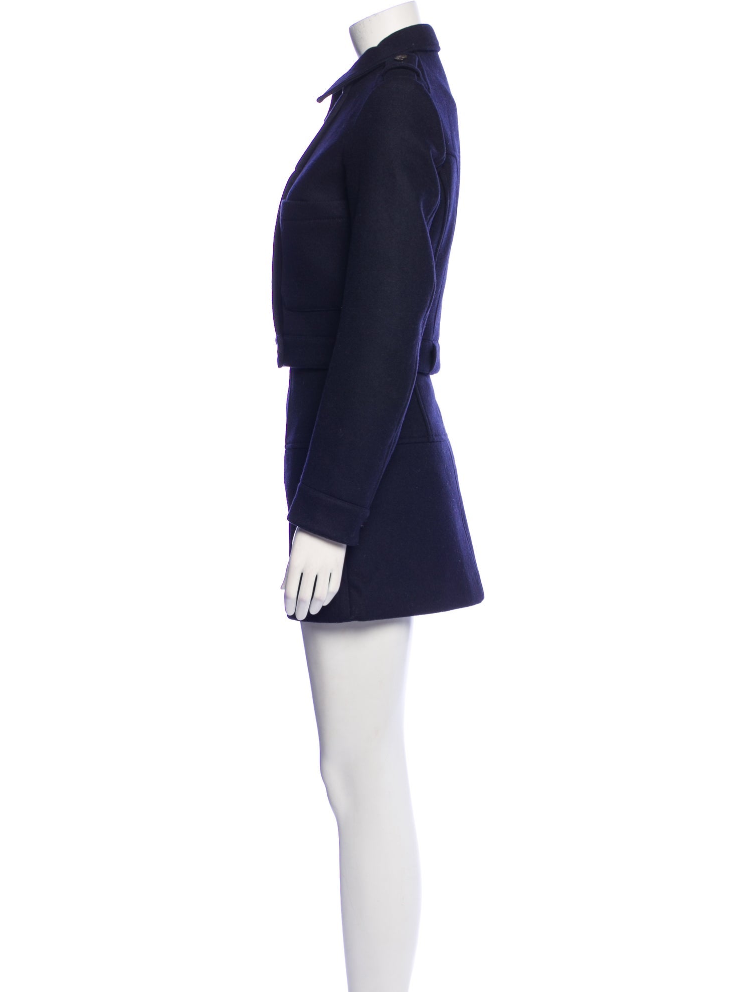 Marc by Marc Jacobs Wool Grosgrain Trim Skirt Suit