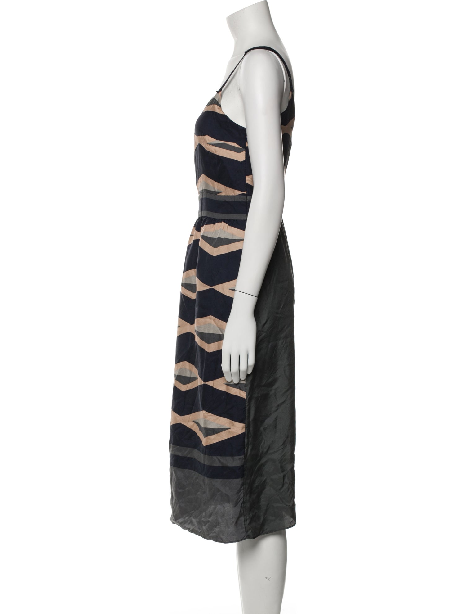 Marc by Marc Jacobs Silk Midi Length Dress
