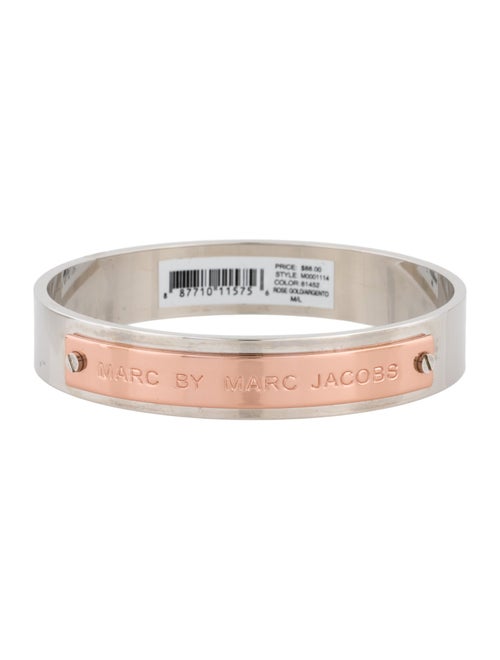 Marc by Marc Jacobs Two-Tone Logo Bangle