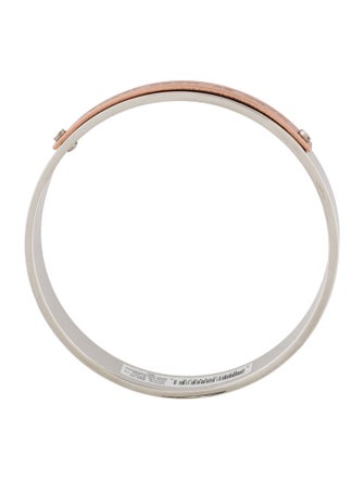 Marc by Marc Jacobs Two-Tone Logo Bangle