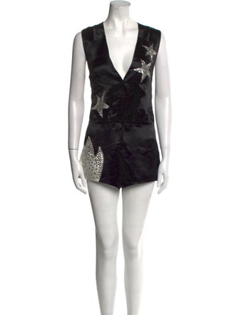 Marc by Marc Jacobs Plunge Neckline Romper