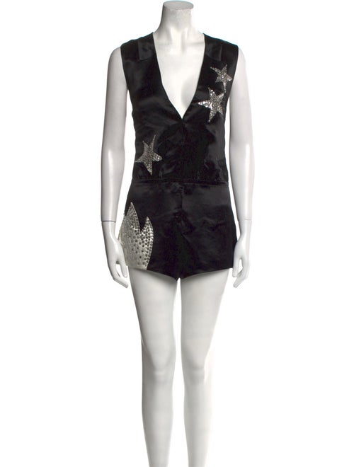 Marc by Marc Jacobs Plunge Neckline Romper