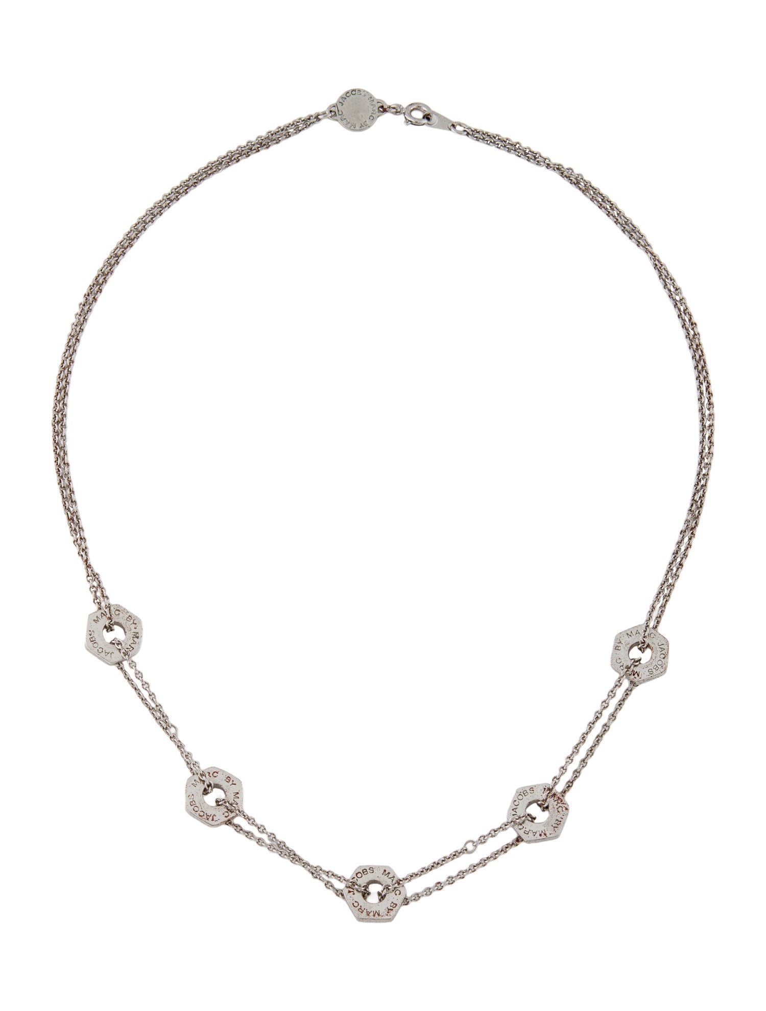Marc by Marc Jacobs Bolt Double Strand Necklace