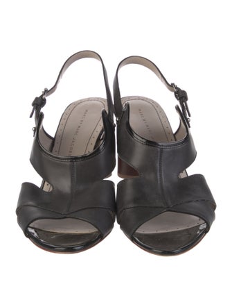 Marc by Marc Jacobs Leather Slingback Sandals