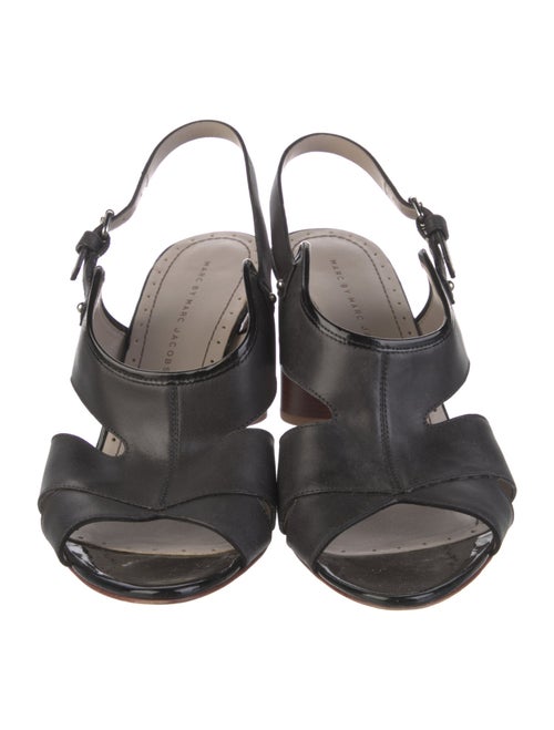 Marc by Marc Jacobs Leather Slingback Sandals