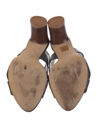 Marc by Marc Jacobs Leather Slingback Sandals