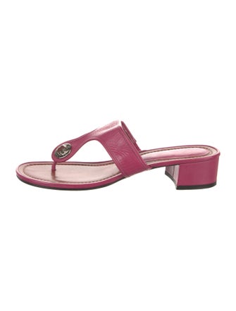 Marc by Marc Jacobs Leather Slides
