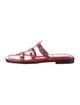 Marc by Marc Jacobs Patent Leather Printed Slides