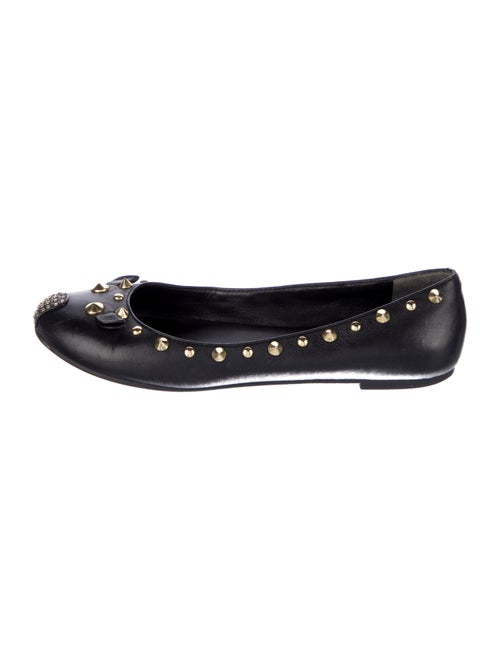 Marc by Marc Jacobs Leather Studded Accents Ballet Flats