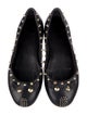 Marc by Marc Jacobs Leather Studded Accents Ballet Flats