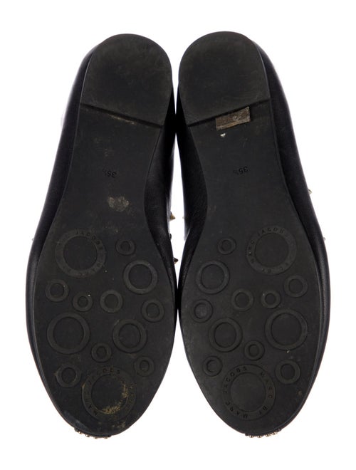 Marc by Marc Jacobs Leather Studded Accents Ballet Flats