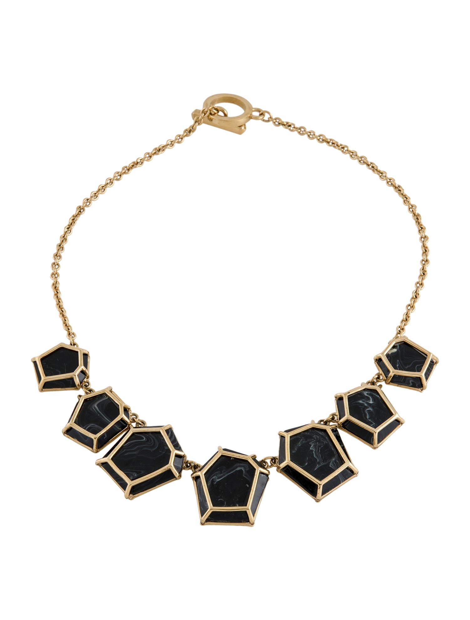 Marc by Marc Jacobs Resin Toggle Collar Necklace