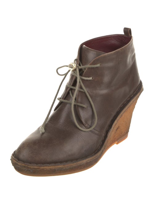 Marc by Marc Jacobs Leather Lace-Up Boots