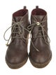 Marc by Marc Jacobs Leather Lace-Up Boots