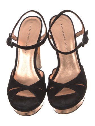 Marc by Marc Jacobs Suede Slingback Pumps