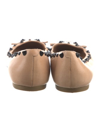 Marc by Marc Jacobs Leather Studded Accents Ballet Flats