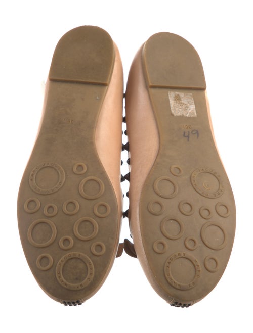 Marc by Marc Jacobs Leather Studded Accents Ballet Flats