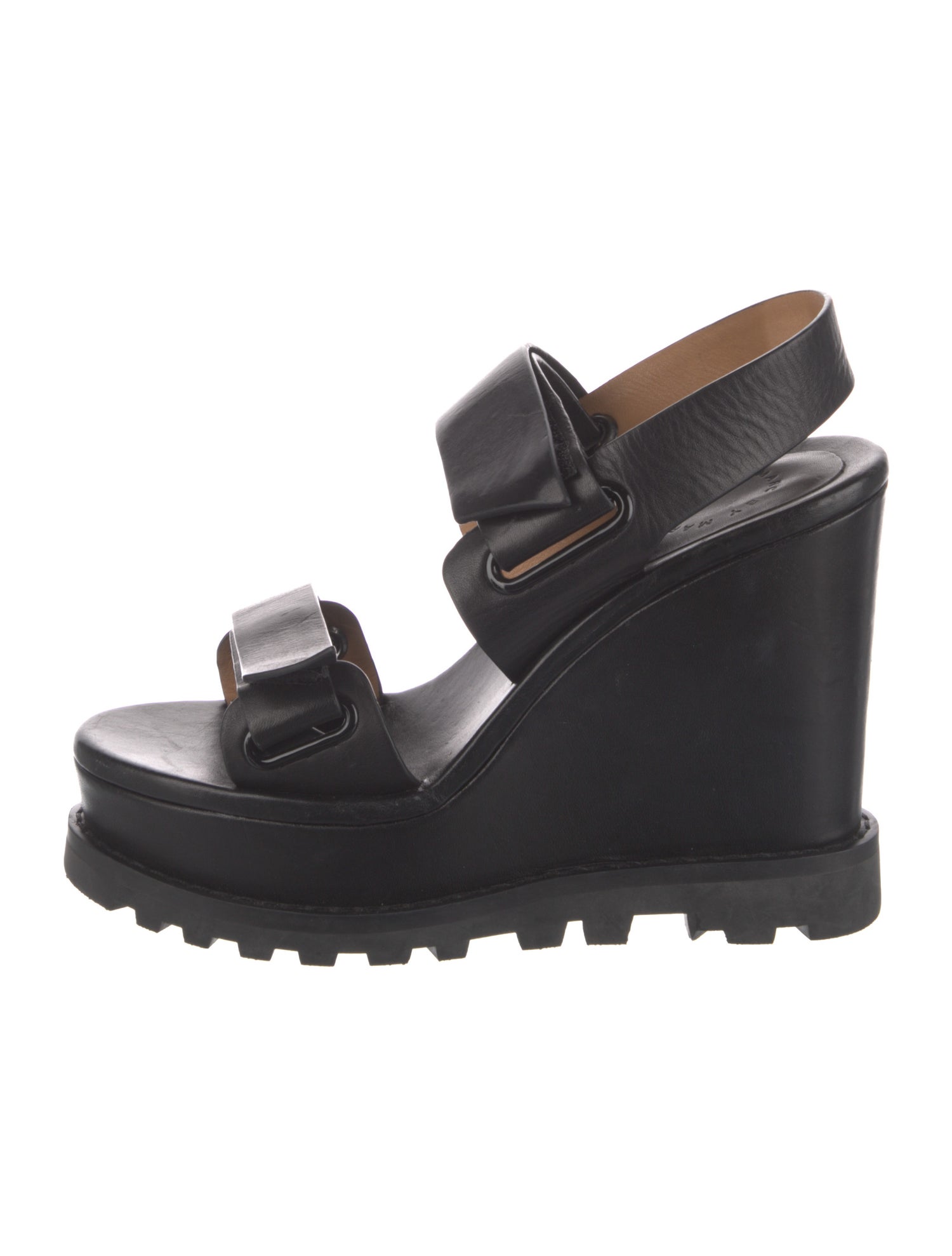 Marc by Marc Jacobs Leather Slingback Sandals