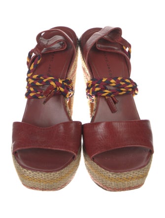 Marc by Marc Jacobs Leather Striped Espadrilles