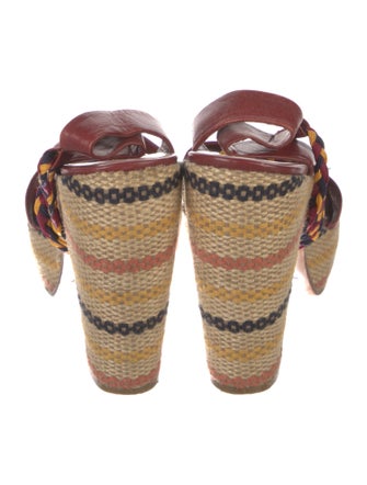 Marc by Marc Jacobs Leather Striped Espadrilles