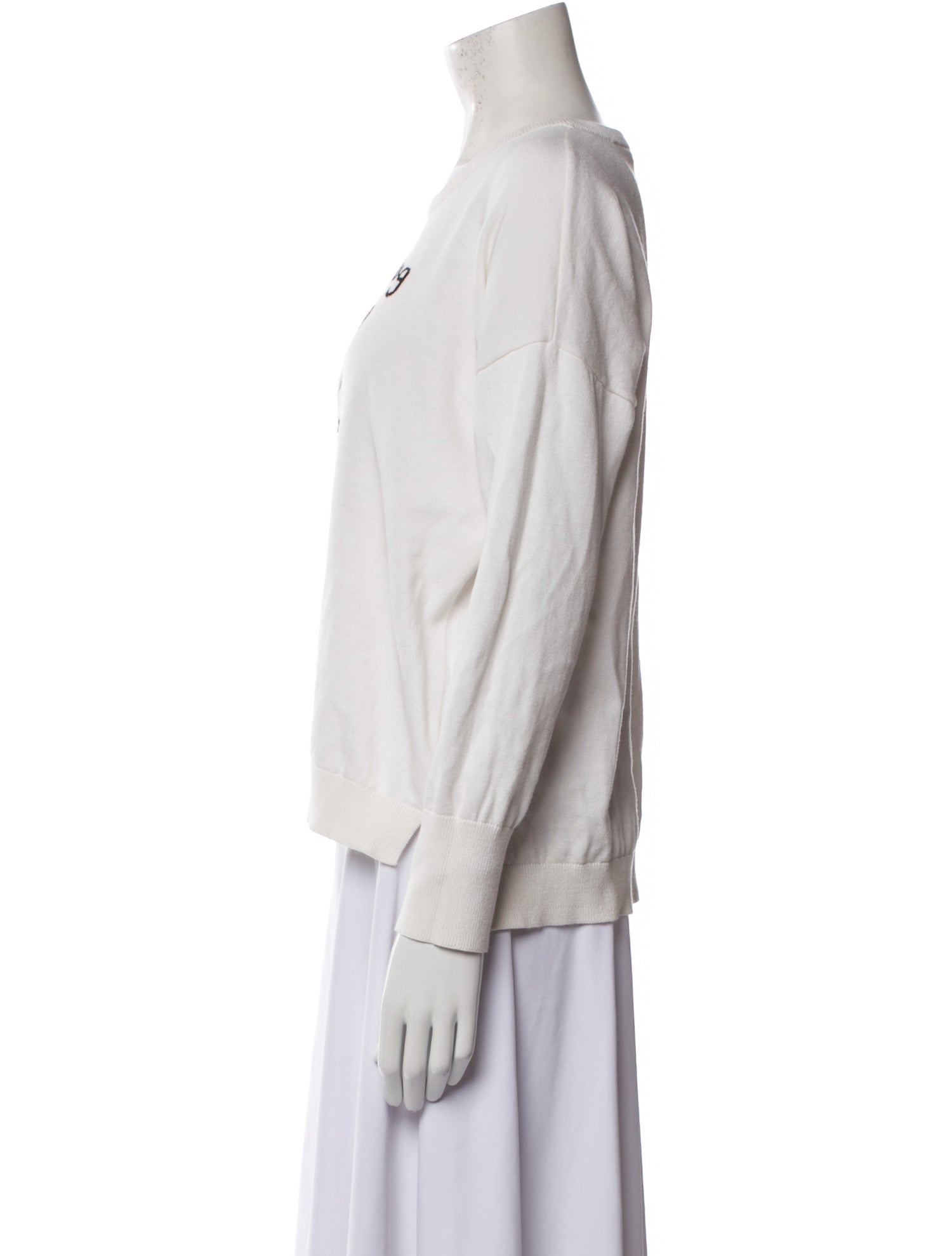 Marc by Marc Jacobs Graphic Print Scoop Neck Sweater