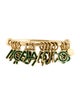 Marc by Marc Jacobs Enamel Logo Charm Bangle Bracelet