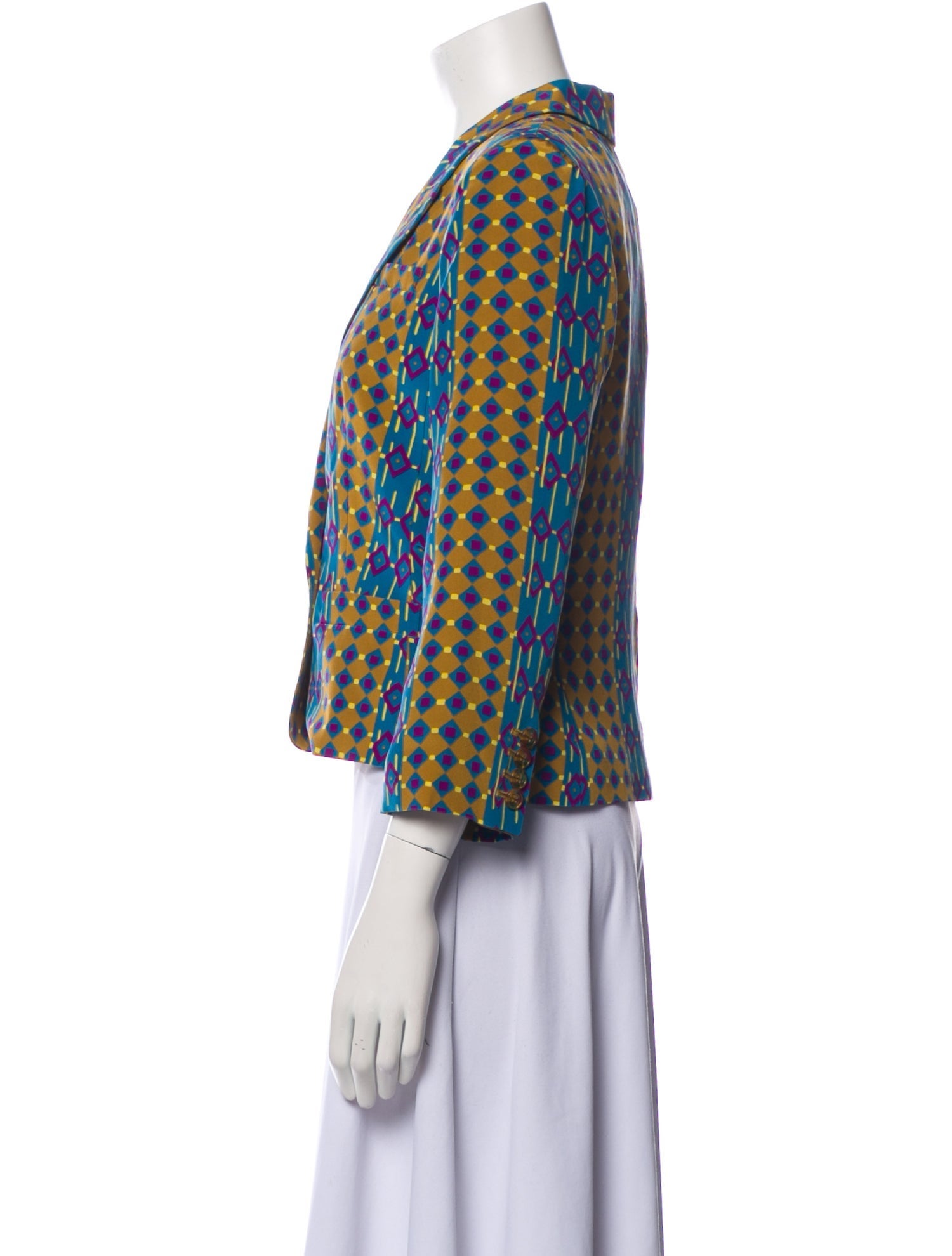 Marc by Marc Jacobs Silk Printed Blazer w/ Tags