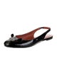 Marc by Marc Jacobs Patent Leather Studded Accents Slingback Flats
