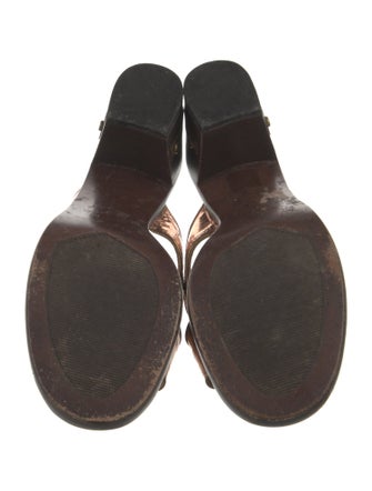 Marc by Marc Jacobs Leather Slides