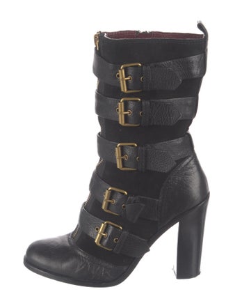 Marc by Marc Jacobs Leather Lace-Up Boots