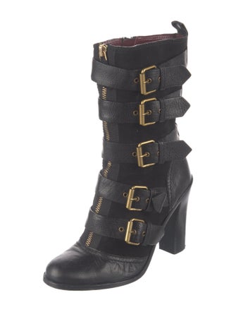 Marc by Marc Jacobs Leather Lace-Up Boots