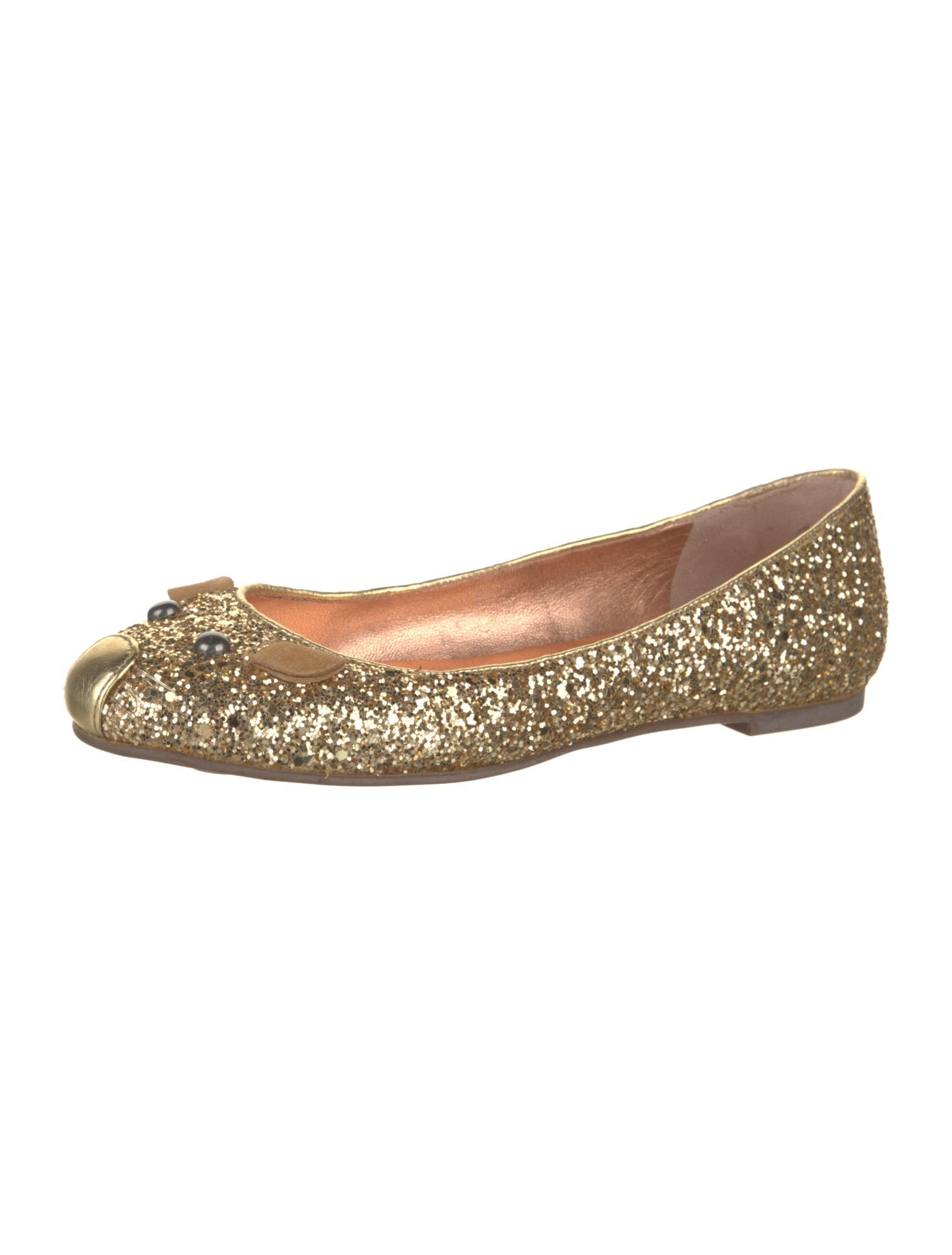 Marc by Marc Jacobs Glitter Ballet Flats