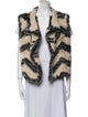 Marc by Marc Jacobs Striped Fur Jacket