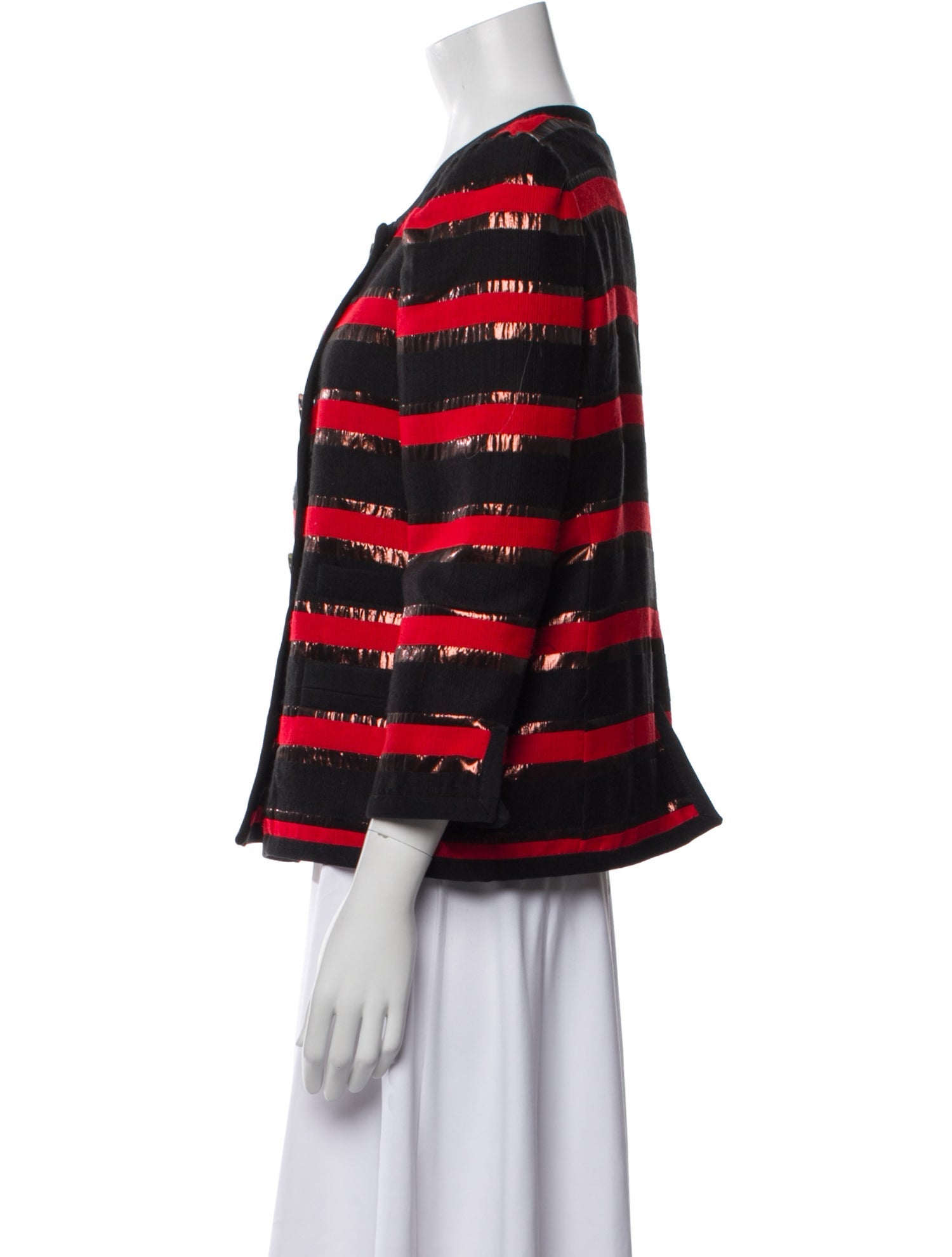 Marc by Marc Jacobs Striped Evening Jacket
